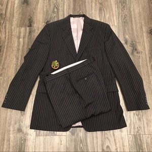 PINSTRIPED WOOL SUIT